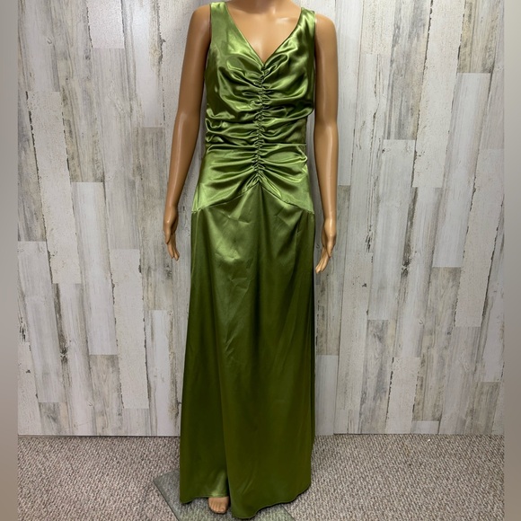 Jessica McClintock Vintage 90’s Satin Gown - Picture 2 of 12